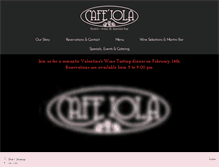 Tablet Screenshot of cafelolabistro.com